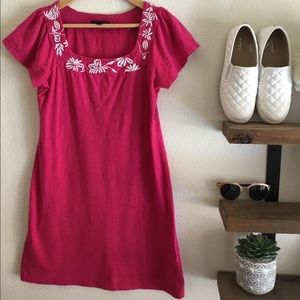 Banana Republic pink T-shirt dress
